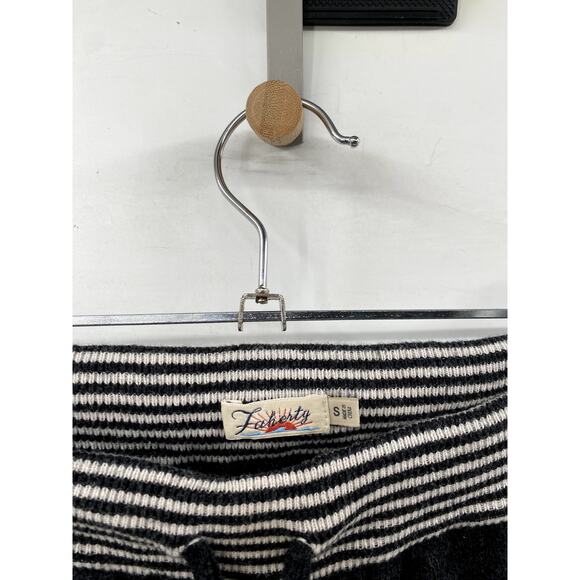 Faherty Dark gray Side Stripe Knit Joggers - Picture 2 of 3